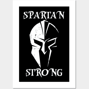 Spartan Strong Helmet Posters and Art